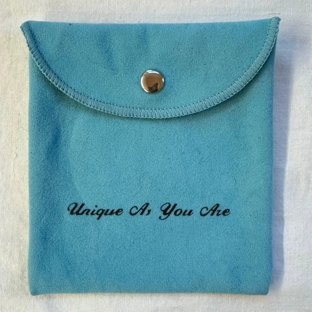 Unique A, You Are Blue Jewelry Pouch